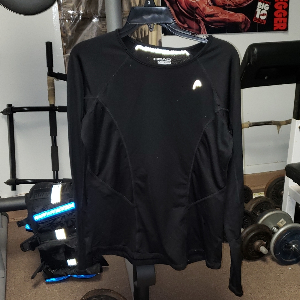 Head athletic ladies size medium black longsleeve